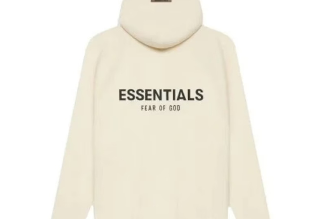 Essentials Fear of god Cream hoodie (2)